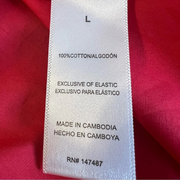 Draper James Ladies Hibiscus Square Neck Puff Sleeve Dress. Size Large. NWT. - Picture 13 of 14